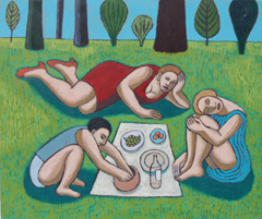 Aline Jansma, Chardonnay 2 van 2, Olieverf op paneel, 24x30 cm, €.350,-