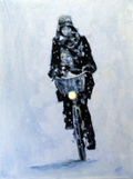 Richard van Mensvoort, Winter 5, Olieverf op doek, 40x30 cm, €.820,-