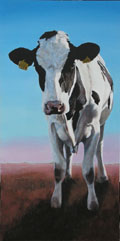 Liesbet Milort, Lonesome, Acryl op doek, 100x50x5,5 cm, €.995,-
