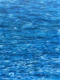 Rada Ovcharova, Water, 450 euro, Acryl op paneel zonder lijst, 40x30x4 cm