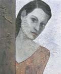 Kai Savelsberg, Morgen, Gemengde technieken op doek, 30x25 cm, €.650,-