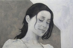 Kai Savelsberg, Eine Nacht, Gemengde technieken op doek, 80x120 cm, €.2500,-