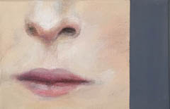 Antje Weber, Kiss from Violette, 70 euro, Acryl op doek, 24x16 cm