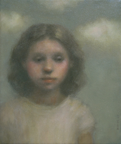 JoAnna Winik, in the clouds, Oil on canvas, 38x32 cm, €.775,-
