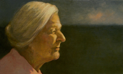 JoAnna Winik, Life Story (Mary Anne Series), Oil on canvas, 32x53 cm, €.850,-