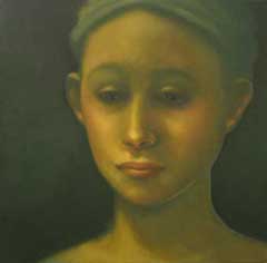 JoAnna Winik, Turban, Oil on canvas, 30x30 cm, €.550,-