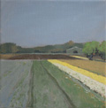 Gineke Zikken, Vroege voorjaar, Olieverf op doek, 30x30 cm, €.700,-
