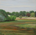 Gineke Zikken, Bij Anderen, Olieverf op doek, 40x40 cm, €.900,-