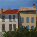 Gineke Zikken, Nyons, olieverf op doek, 30x30 cm, €.700,-
