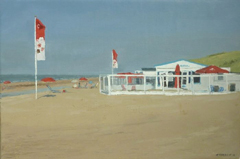 Gineke Zikken, Wijk aan Zee, olieverf op doek, 40x50 cm, €.1200,-
