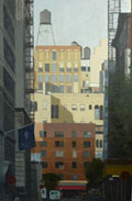 Gineke Zikken, New York, Olieverf op doek, 120x80 cm, €.2800,-