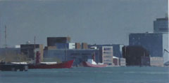 Gineke Zikken, Noord, Olieverf op doek, 40x80 cm, €.1440,-