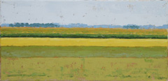 Gineke Zikken, Landschap, 20x40 cm, €.600,-