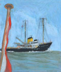 Berber Boom, De Holland 2, Pastel op papier in lijst, 40x33 cm, .550,-