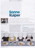 Sanne Kuiper in de Palet van febr.2013 pag. 1