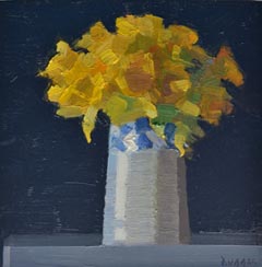 Bairbre Duggan, Dubble Daffodils, 400 euro, Oil on wood (no frame), 20x20 cm