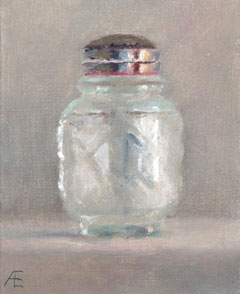 Anneke Elhorst, Zoutvaatje, 270 euro, Olieverf op paneel, 15x12 cm