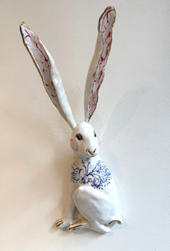 Marijke Janssen, Muurhaas, 720 euro, Keramiek, 40x16x10 cm