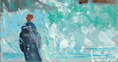 Lourdes Ral, North/Winter 1, 90 euro, Acryl on wood without frame, 9x17x1 cm