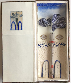 Tamar Rubinstein, Boom in doosje, 125 euro, Gemengde techniek in chinees doosje, 16x13 cm