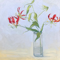 Anne Jitske Salverda, Gloriosa, 500 euro, Olieverf op doek zonder lijst, 50x50 cm