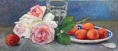 Annemarie Verschoor, Rozen en Abrikozen 18x41 cm