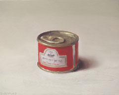 Serge de Vries, Tomatenpuree, 245 euro, Olieverf op paneel zonder lijst, 11,5x14,7 cm