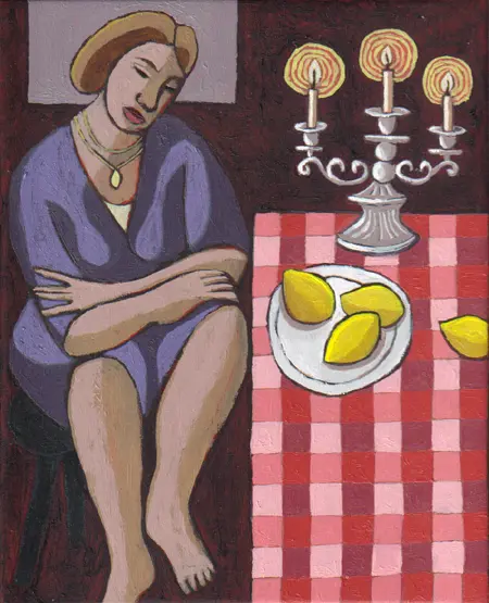 Aline Jansma, December, Oil on panel, 20x16 cm, €.250,-