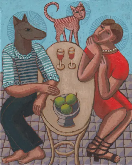 Aline Jansma, Het wonder geschiedde, 350 euro, Oil on panel, unframed, 20x16 cm