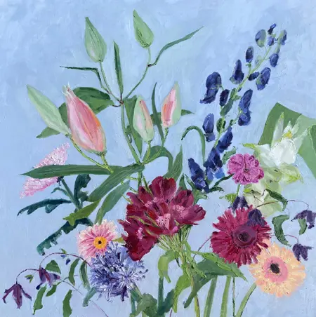 Anne Jitske Salverda, Taart en Tranen, 1250 euro, Oil on canvas, 80x80 cm