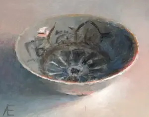 Anneke Elhorst, Schaaltje 44, Oil on panel, 10x12 cm, €.220,-