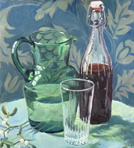 Annemarie Verschoor, Groene Kan, Oil on panel, 32x28 cm, €.250,-