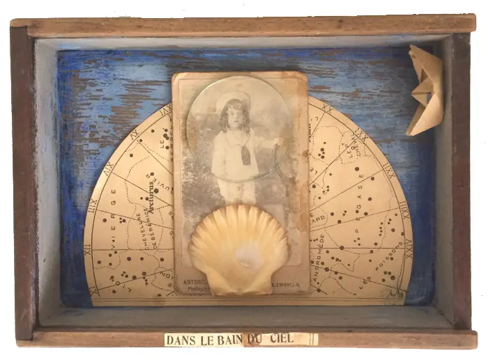 Antje Weber, Dans le Bain, Mixed media in box, 14x19x4 cm, €.110,-