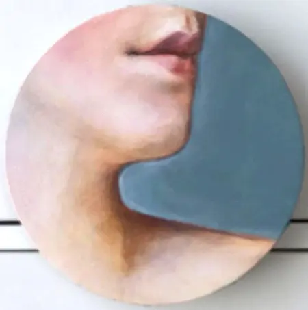 Antje Weber, Last Kiss, Acrylic on canvas, 20 cm, €.130,-