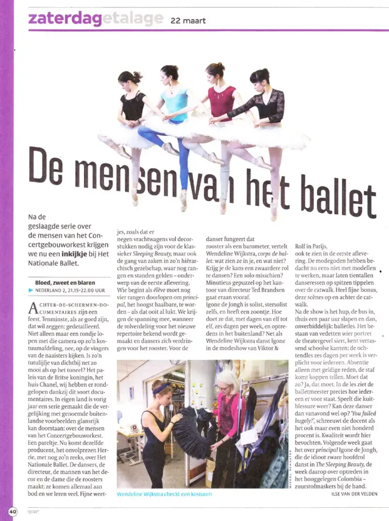 Bloed, zweet en blaren