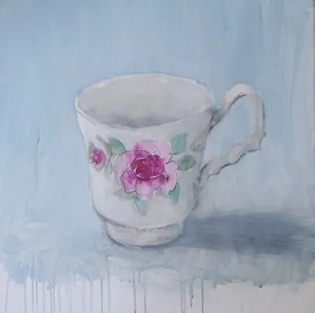 Gea Slotman, Kopje groot, Acrylic on panel, 70x70x5 cm, €.345,-