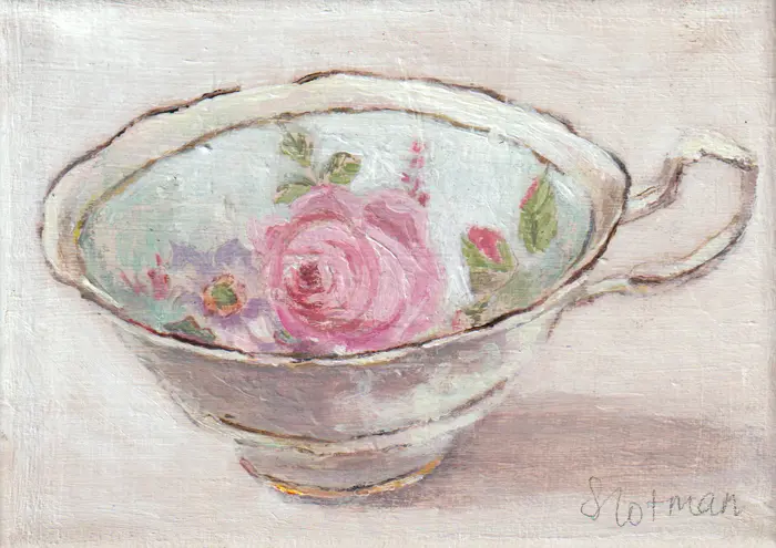 Gea Slotman, Kopje, 145 euro, Mixed media on canvas, unframed, 13x18 cm