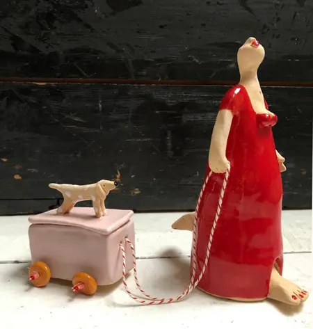 Kiki Demelinne, Herinneringen (bewaardoosje) , 160 euro, Ceramic, 17 cm