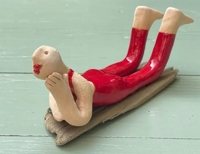 Kiki Demelinne, Mijmeren, 100 euro, Ceramic, 6x15x6 cm