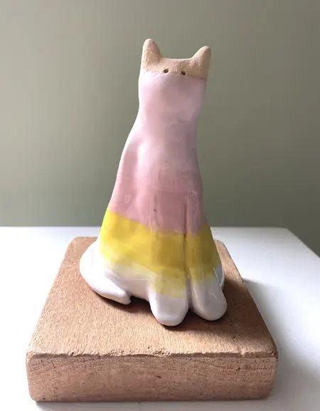 Kiki Demelinne, Poes XL, 125 euro, Ceramic, 15x10x10 cm