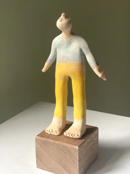 Kiki Demelinne, Strandpak, 100 euro, Ceramic, 20 cm