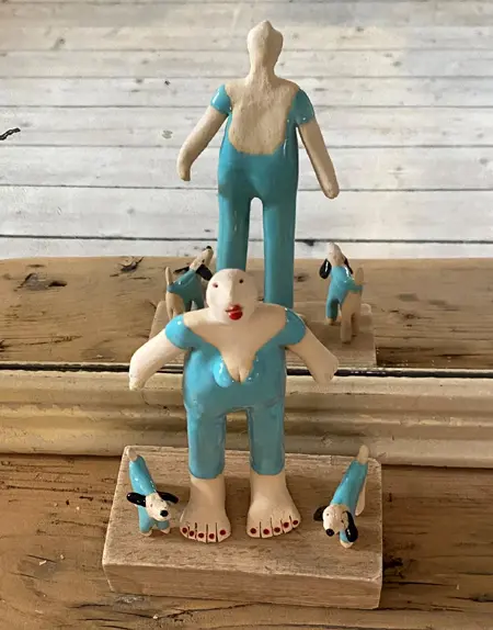 Kiki Demelinne, Wandeling, 90 euro, Ceramic, 10x12x6 cm