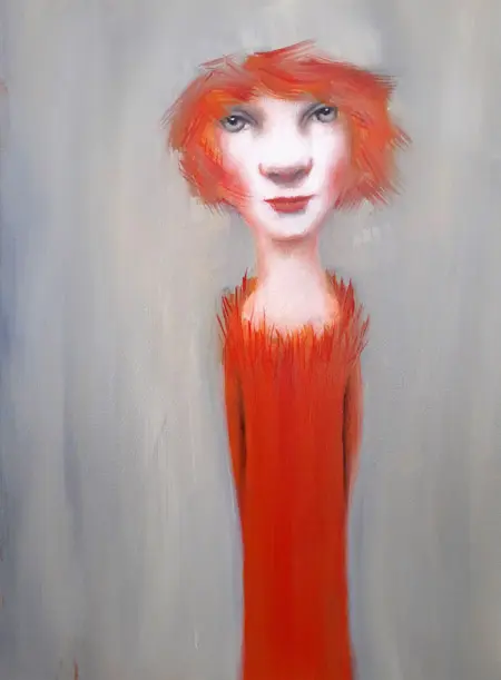 koos ten Kate, Fay, Oil on canvas in wooden frame, 50x30 cm, € 385,-