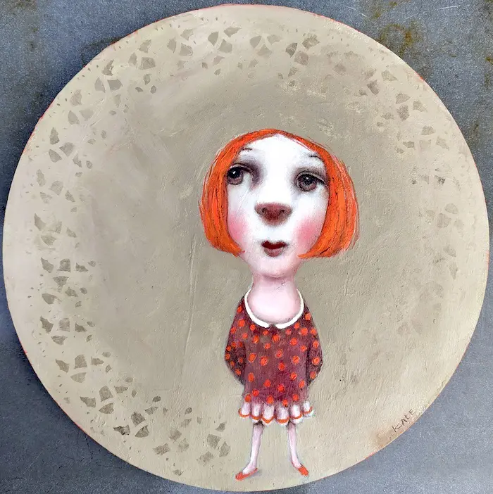 Koos ten Kate, Grace, 325 euro, Oil on panel, unframed, 29,5 cm
