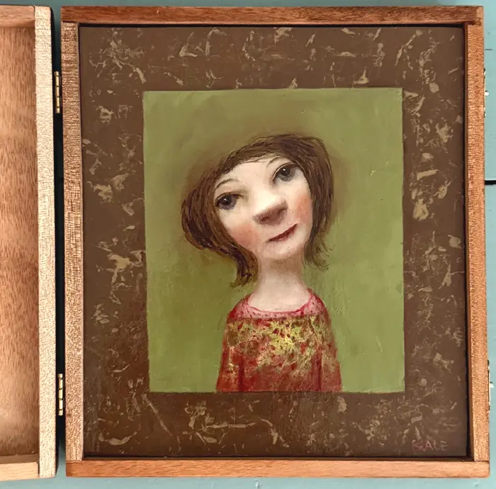 Koos ten Kate, Sybil, 395 euro, Oil on panel in box, 19x21 cm