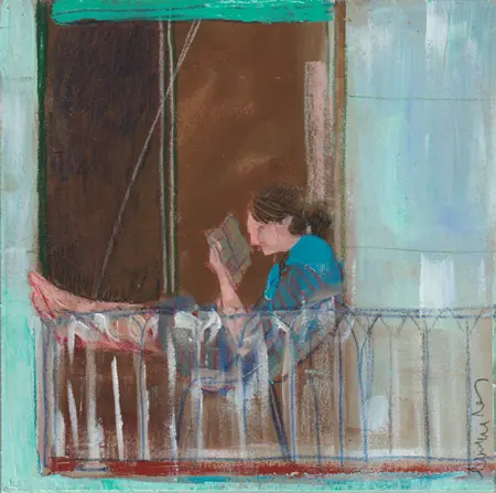 Lourdes Ral, My Neighbours, 200 euro, Acrylic on wood, unframed, 20x20x3,5 cm
