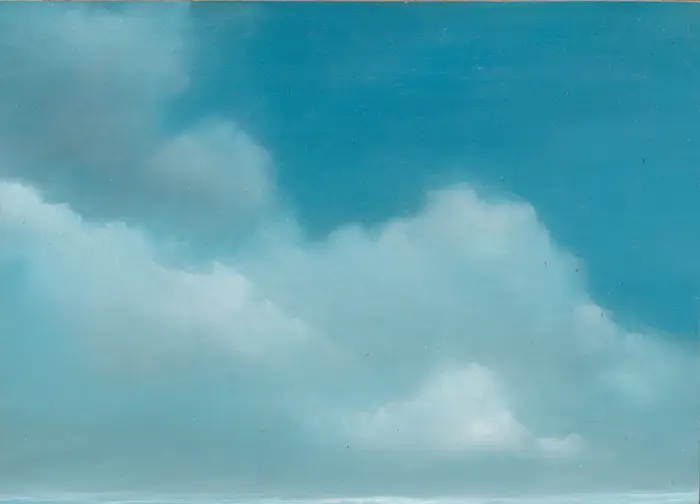 Marcel van Pinxteren, Wolkenzee 2, 275 euro, Oil on panel, unframed, 20x28 cm