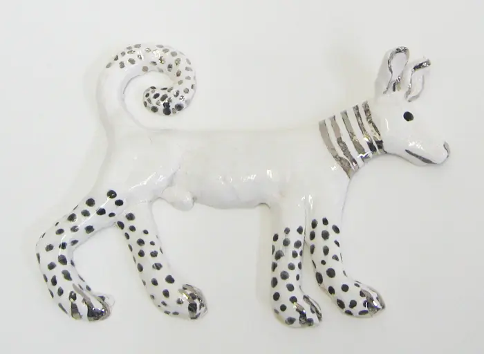 Marijke Janssen, Coming 3, Ceramic wall hanging, 15x10 cm, €.125,-