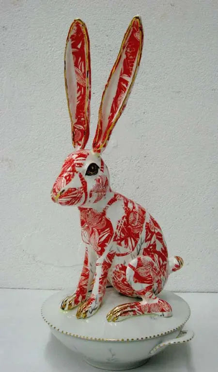 Marijke Janssen, Hazenpeper, Ceramic, 45 cm, €.495,-
