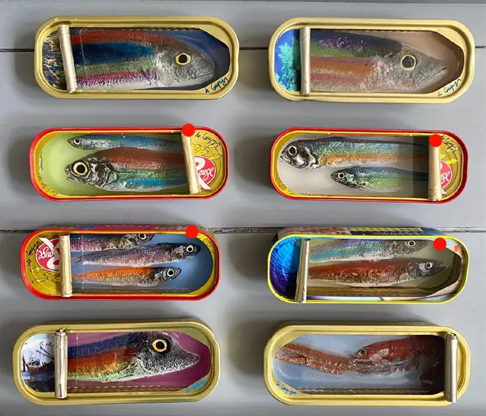 Ortaire de Coupigny, Fishtin, 80 euro, Mixed media, 15,5x5x3 cm
